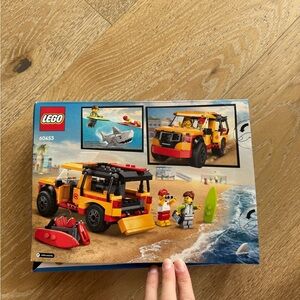 LEGO Beach Rescue Lifeguard Truck Playset - Yellow, Red, Black